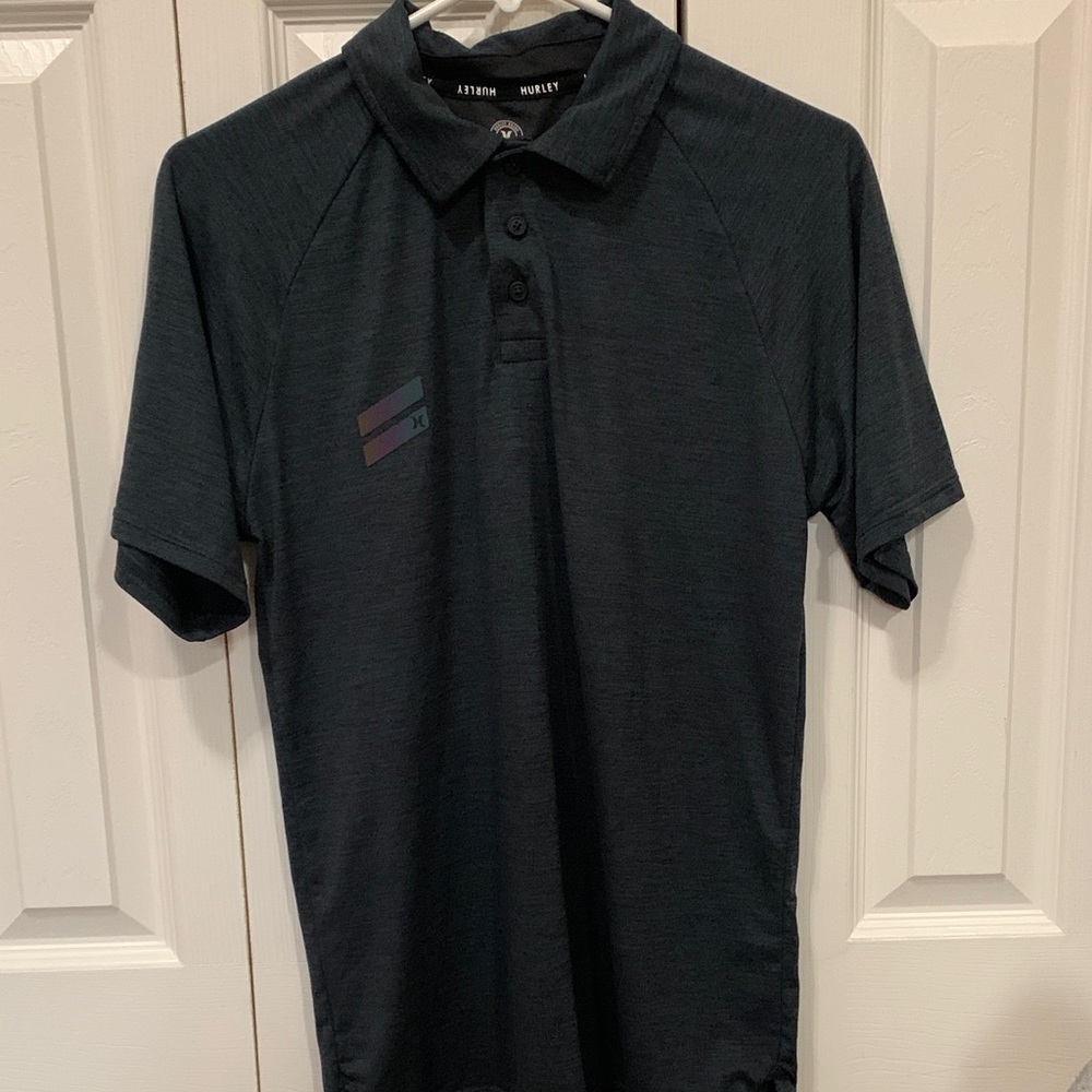 Hurley Men's Dark Charcoal Polo Shirt